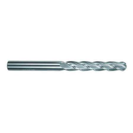 End Mill, Ball Nose Center Cutting Extra Long Length Single End, Series 5953, 12 Diameter Cutter,